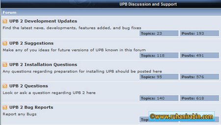 php forum myupb
