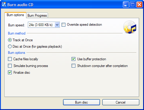 Cdburnerxp