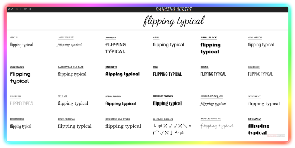 Flipping Typical